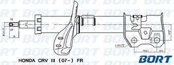Стойка амортизационная газомасляная передняя правая G22251022R/339261/B3299
