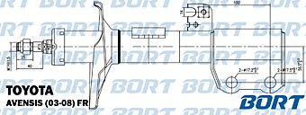 Стойка амортизационная газомасляная передняя правая G22250326R/334815/B3335