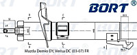 Стойка амортизационная газомасляная передняя правая G22048043R/333414/333383