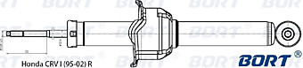 Стойка амортизационная газомасляная задняя G41242005/341261